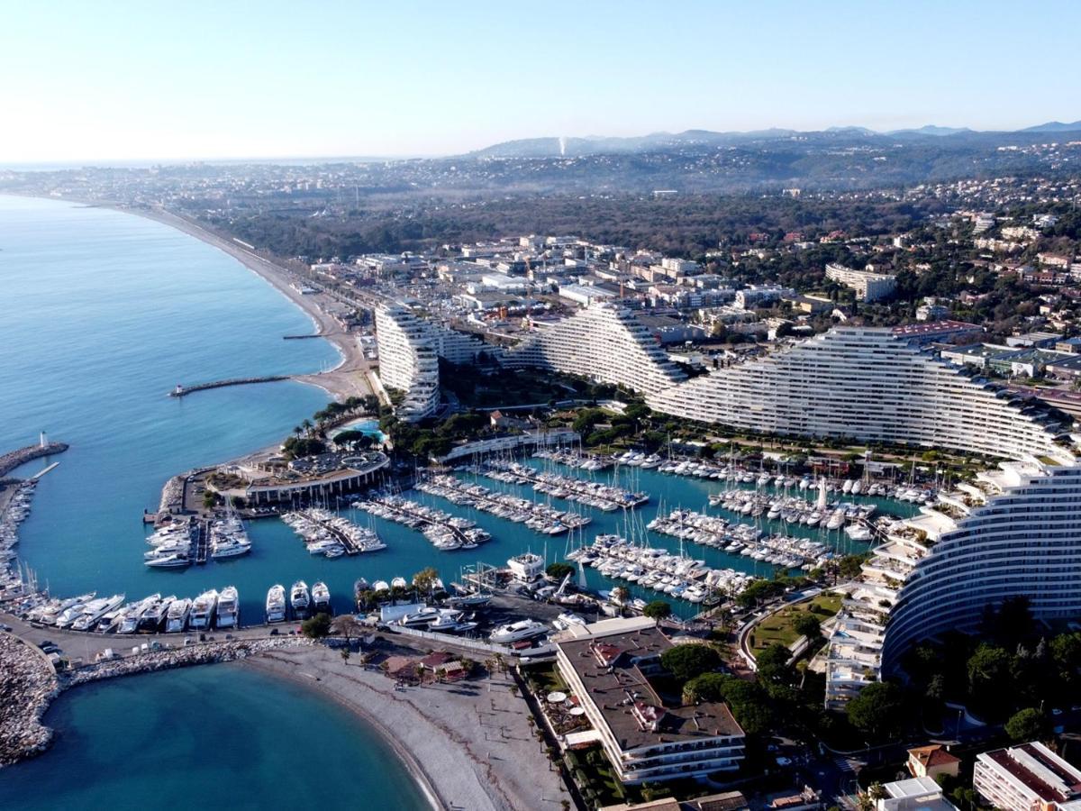 Blue Terrace Apartment - Marina Baie Des Anges Villeneuve-Loubet Exterior photo